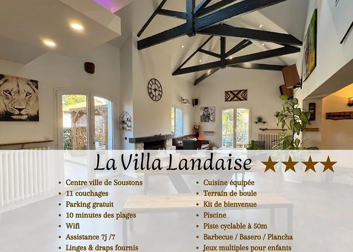 Villa Landaise, 10 Minutes Des Plages Soustons
